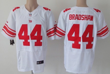 Nike Elite Jersey New York Giants 44 Ahmad Bradshaw White